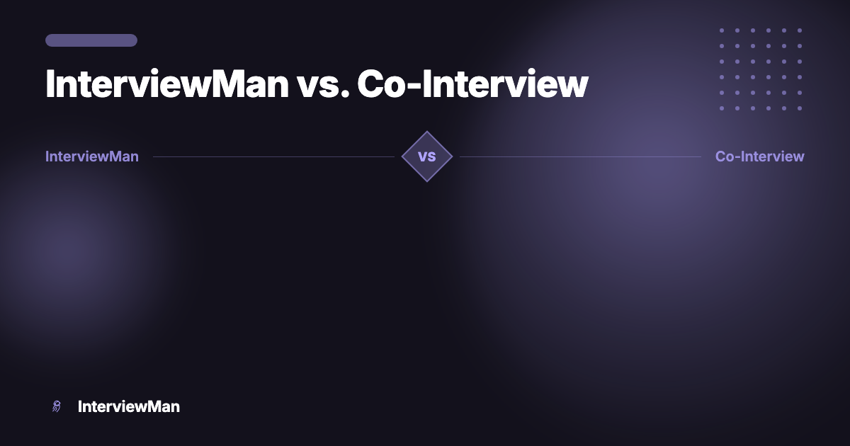 InterviewMan vs. Co-Interview - Comparisons | InterviewMan Blog
